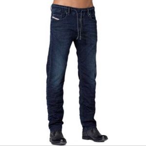 Diesel Jeans Waykee Sweatpants Jeans with Drawstrings Size 32 x 27